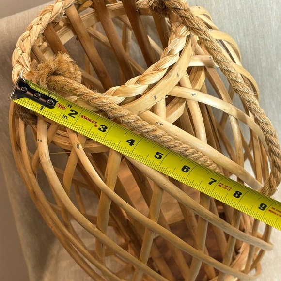 WAYFAIR Hanging Bamboo Candle or Plant Holder. - Picture 3 of 10